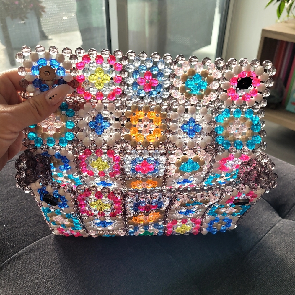 Colorful Beaded Mini Bag - Picture 3 of 3
